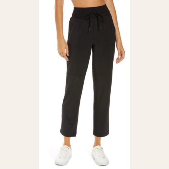 Zella High Waist Soho Pants, Black, Crop/Ankle Pant - Picture 1 of 5